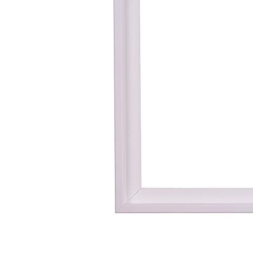 Rahmendesign24 Schattenfugenrahmen Oslo für Keilrahmenbilder und Leinwände 60x80 Weiß (matt) Schattenfuge