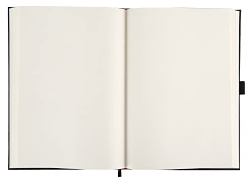 Idena Skizzenbuch A5, blanko, 80 Blatt, 110 g/m², Hardcover schwarz