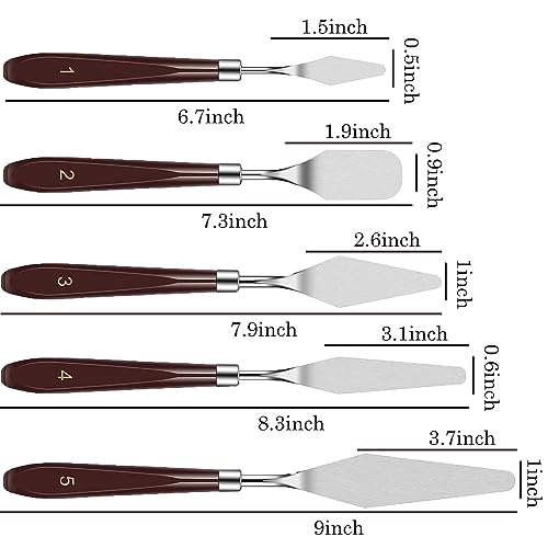 11 Stück Spachtel Set, Spachtel Acrylmalerei, Strukturpaste Fein Spachtel, Palette Messer Und Abstreifermesser Malwerkzeug Set Öl Malen Palettenmesser Abstreifermesser Leimspachtel Malspachtel 11 Stück Spachtel Set, Spachtel Acrylmalerei, Strukturpaste Fein Spachtel, Palette Messer Und Abstreifermesser Malwerkzeug Set Öl Malen Palettenmesser Abstreifermesser Leimspachtel Malspachtel