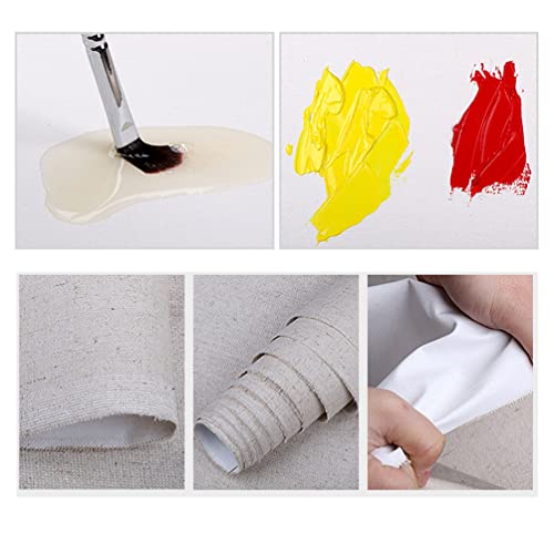 Leinwand auf Rolle grundiert 3M Leinen -400 g/m² Leinen Maltuch Breite 108 cm Länge