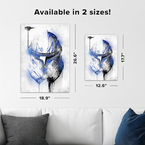 Star Wars Metall-Poster mit magnetischer Befestigung in der Größe 32x45cm von Captain Rex