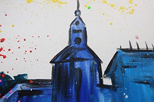 Monica Mirafiori I 100% HANDGEMALT I Gemälde München I 120x60cm | Gemälde Handgemalt | Acrylgemälde | Sehr Großes Acrylbild I Moderne Kunst I Kunstbilder