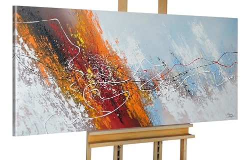 Monica Mirafiori I 100% HANDGEMALT I Gemälde Abstract 100x50cm | Leinwand Acrylbild I Moderne Kunst I Kunstbilder