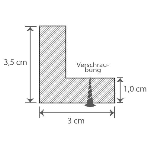 RahmenMax® Luzern Schattenfugenrahmen 40x40 cm aus lackiertem Massiv Holz/Rahmen für Leinwand/Bilderrahmen für Keilrahmen/Leinwandrahmen in Weiß - Maßanfertigung möglich