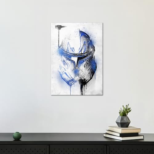 Star Wars Metall-Poster mit magnetischer Befestigung in der Größe 32x45cm von Captain Rex