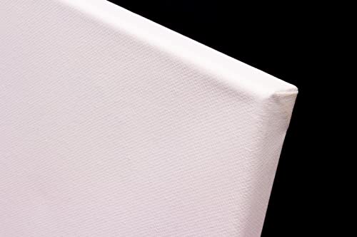 Kangaro Leinwand 30 x 40 cm, 380 g/m², 100 % Baumwolle, weiss