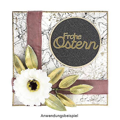 Royal Flash Acryl-Farbe in Gold mit Glitzerpartikeln für kreative Projekte