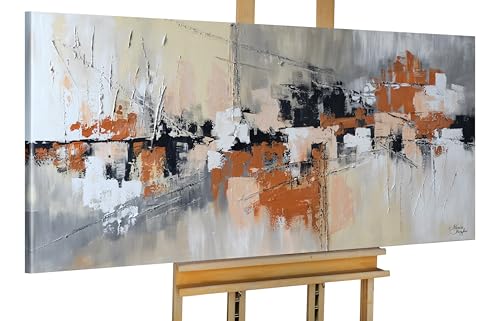 Monica Mirafiori I 100% HANDGEMALT I Gemälde 'Secret' 100x50cm | Acrylbild | Moderne Kunst | Wohnzimmer, Schlafzimmer oder Heimdekoration
