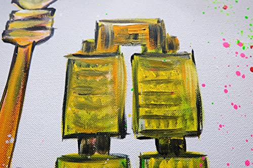 Monica Mirafiori I 100% HANDGEMALT I Gemälde München I 120x60cm | Gemälde Handgemalt | Acrylgemälde | Sehr Großes Acrylbild I Moderne Kunst I Kunstbilder