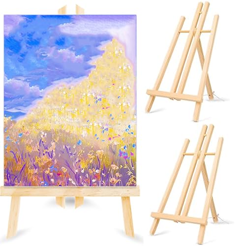 2 Stück Staffeleien aus Holz, 19 x 30cm Kleine Staffelei Holz für Bilder, Deko-Stander, Klappbar und Platzsparend Tischstaffelei Holz Klein, Staffelei Kinder für Gemalde, Kinder Kunst & Handwerk 2 Stück Staffeleien aus Holz, 19 x 30cm Kleine Staffelei Holz für Bilder, Deko-Stander, Klappbar und Platzsparend Tischstaffelei Holz Klein, Staffelei Kinder für Gemalde, Kinder Kunst & Handwerk