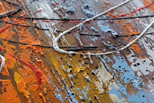 Monica Mirafiori I 100% HANDGEMALT I Gemälde Abstract 100x50cm | Leinwand Acrylbild I Moderne Kunst I Kunstbilder