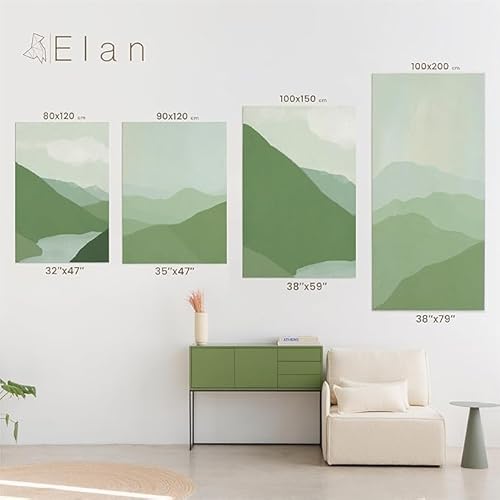 Elan Keilrahmen Leinwand 90x120 3er Set, 100% Baumwolle Leinwand zum Bemalen Groß, Leinwände für Acrylfarben 280GSM, Leinwände Groß, Keilrahmen 90x120