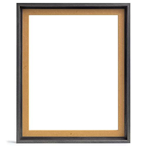 rahmengalerie24 Schattenfugenrahmen 80x100 cm Stahl für Leinwand Bilderrahmen Keilrahmen für Leinwände aus Holz MDF