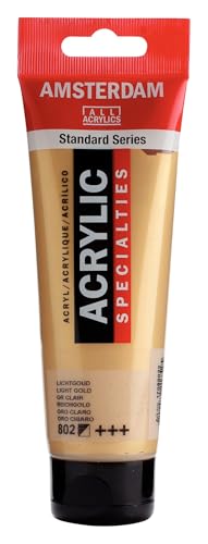 Amsterdam Standard Serie Acrylfarbe Tube 120 ml Hellgold 802