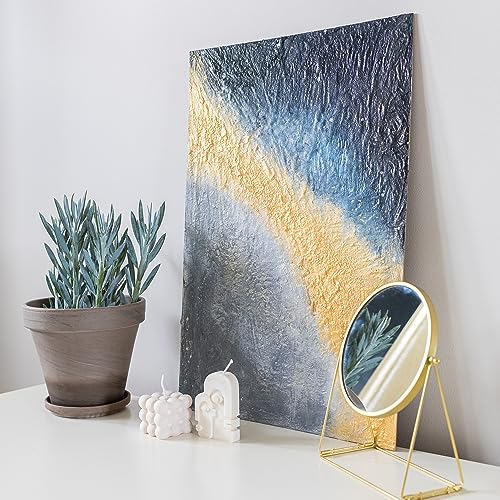 Creative Deco Strukturpaste Glatt 2 kg | Weiße Spachtelmasse für Acrylmalerei | Modellierpaste für Kunstprojekte, Acrylfarbe, DIY, 3D-Effekte, Texturen | Einfach mit Palettenmesser aufzutragen