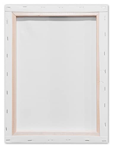 Kangaro Leinwand 30 x 40 cm, 380 g/m², 100 % Baumwolle, weiss