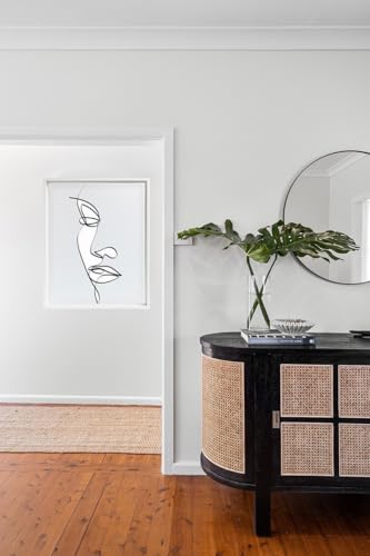 rahmengalerie24 Schattenfugenrahmen 80x100 cm weiß für Leinwand Bilderrahmen Keilrahmen für Leinwände aus Holz MDF