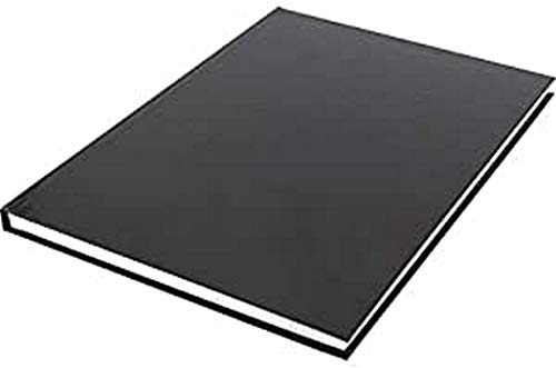 Kangaro Skizzenbuch Sketchbook A4 blanko Hardcover 80 Blatt 100g schwarz