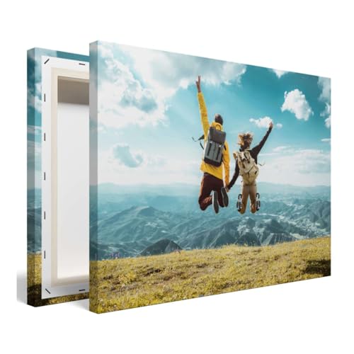 PICANOVA – Ihr Foto auf Leinwand 120x80 cm – Premium Fotoleinwand – Ihr Eigenes Bild auf Leinwand als Personalisierte Wanddeko – Wandbild mit Wunschmotiv – Leinwandbild Auf 2 cm Holz–Keilrahmen