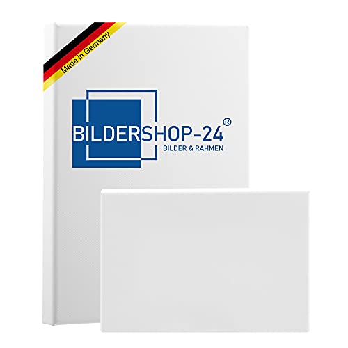 Bildershop-24 Bespannter Keilrahmen Galerie Leinwand (unbedruckt), 80x120cm, 260g/m² (100% PES), 39 mm (Premium)