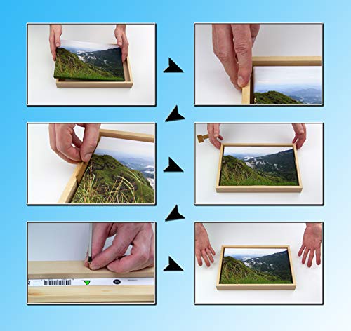 MDF-Leerrahmen ASTURIEN speziell für Leinwandbilder BZW. Keilrahmenbilder im Format 80 x 100 cm. Schattenfugenrahmen in der Farbe: Gold Antik Dekor. 10 Farben zur Auswahl