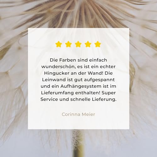 MuchoWow Leinwand Bilder, Einzigartige Wanddeko mit Rahmen, Blumen - Löwenzahn - Entwurf, Wandbilder Wohnzimmer, Deko Schlafzimmer 80x120 cm