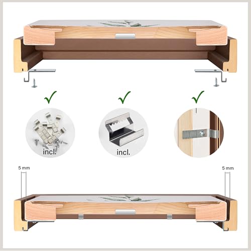 Bildershop-24 Schattenfugenrahmen Lemgo für Keilrahmenbilder und Leinwände 80x100cm Weiß Matt