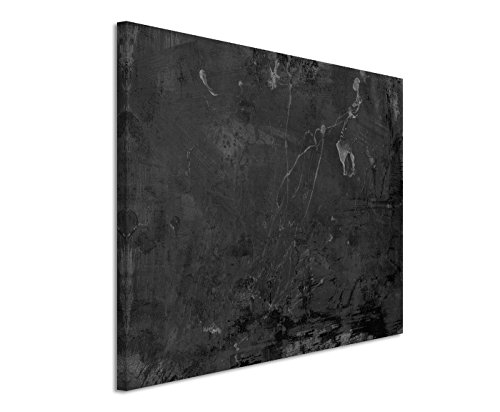 Sinus Art Abstrakt 715-120x80cm SCHWARZ-Weiss Bilder - Wandbild Kunstdruck in XXL Format - Fertig Aufgespannt – TOP - Leinwand - Wand Bild - Kunst Bild - Wandbild abstrakt XXL