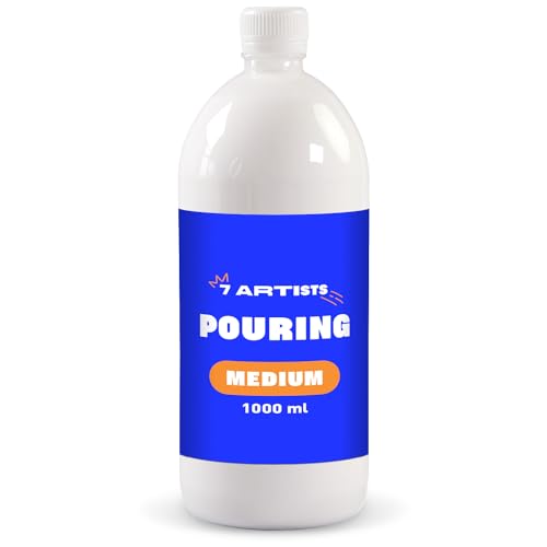 7 Artists Pouring Medium Acryl Glänzend 1000 ml - Acryl Medium Pouring Fluid für Acrylfarben | Kunst & Malen 7 Artists Pouring Medium Acryl Glänzend 1000 ml - Acryl Medium Pouring Fluid für Acrylfarben | Kunst & Malen