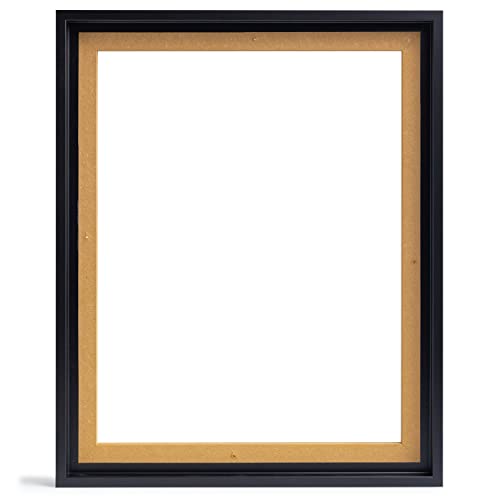 Stallmann Design Schattenfugenrahmen für Keilrahmen | 100x150 cm | schwarz | MDF Rahmen für Leinwände mit Tiefeneffekt | mit Montagezubehör | Rahmen ohne Glas und Rückwand