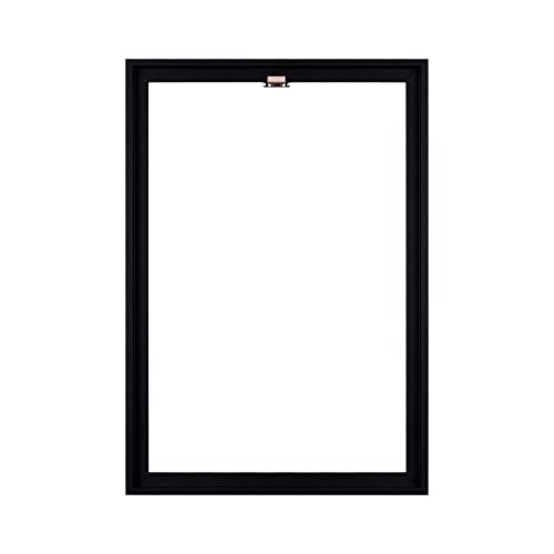 Rahmendesign24 Schattenfugenrahmen Oslo für Keilrahmenbilder und Leinwände 60x90 Schwarz (matt) Schattenfuge