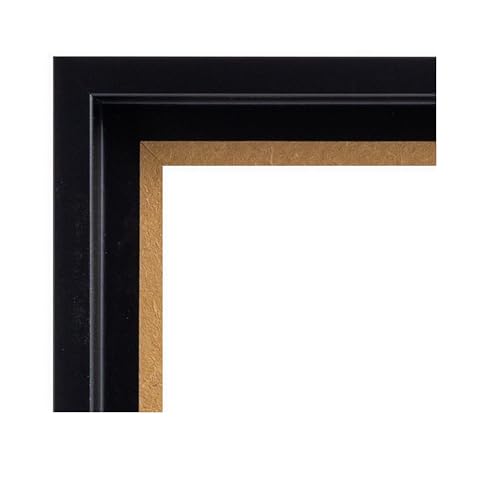Stallmann Design Schattenfugenrahmen für Keilrahmen | 80x100 cm | schwarz | MDF Rahmen für Leinwände mit außergewöhnlicher Tiefenwirkung (40mm) | mit Montagezubehör | ohne Glas und Rückwand