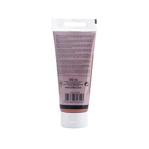 Pébéo - Acrylic Fine Studio Acrylics - Acrylfarbe für Künstler - Farbe für Profis und Anfänger - Leuchtende und pigmentierte Farbe - Kupfer - 100 ml