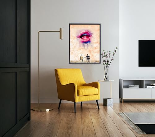 Stallmann Design Schattenfugenrahmen für Keilrahmen | 80x100 cm | schwarz | MDF Rahmen für Leinwände mit außergewöhnlicher Tiefenwirkung (40mm) | mit Montagezubehör | ohne Glas und Rückwand