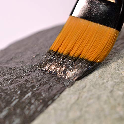 Viva Decor Maya Gold 250ml (Silber) - Metallic-Acrylfarbe für kreative Werke auf Holz, Glas und Porzellan. Stoßfest, wischfest und wetterfest für glänzende Metall- / Metallic Effekte