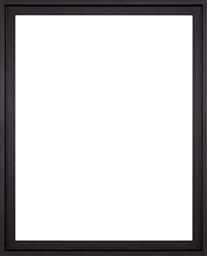 Homedeco-24 Lyon Schattenfugenrahmen 100x120 cm in Schwarz ohne Verglasung ideal für Canvas Leinwand Bilder Farbwahl
