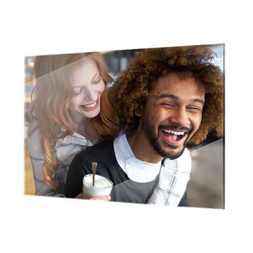 PRINTHOUSE Acrylglas - Foto hinter Acrylglas personalisierbar - Bild mit Wunschmotiv - Fotogeschenk - 60x40 cm