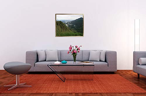 MDF-Leerrahmen ASTURIEN speziell für Leinwandbilder BZW. Keilrahmenbilder im Format 80 x 100 cm. Schattenfugenrahmen in der Farbe: Gold Antik Dekor. 10 Farben zur Auswahl