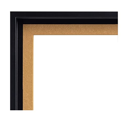 Stallmann Design Schattenfugenrahmen für Keilrahmen | 100x150 cm | schwarz | MDF Rahmen für Leinwände mit Tiefeneffekt | mit Montagezubehör | Rahmen ohne Glas und Rückwand