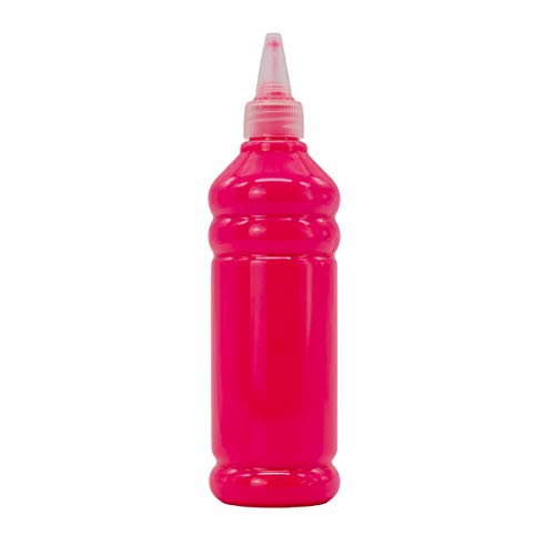 SÜDOR Acrylfarbe 500 ml – Geeignet für Acryl-Pouring. Hochpigmentierte, fluoreszierende Künstler-Malfarbe zum Bemalen auf Holz, Leinwand, Stein, Papier, Stoff & Metall. Vegan (Neon Rosa (Pink))