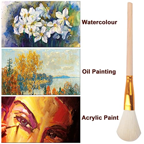 XCSJ 12 Pcs Paint Brush Set Premium Keramik Kunst Malpinsel Pinsel Wasserfarben Artist Brushes Professionell Pinsel Set für Aquarell, Acryl, Öl, DIY Basteln und für Anfänger, Künstler