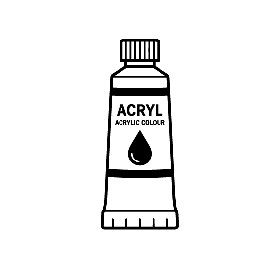 Acrylfarbe
