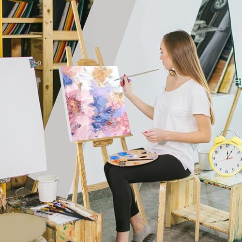 ARATERVIO Holz-Staffelei 150 cm, verstellbare Atelier- und Standstaffelei