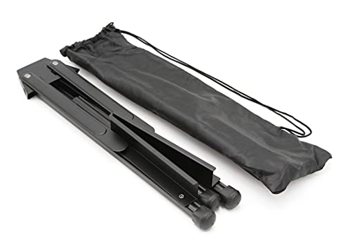 Schwarze Aluminium Tischstaffelei von Paintersisters für Keilrahmen bis 54 cm, klappbar und leicht
