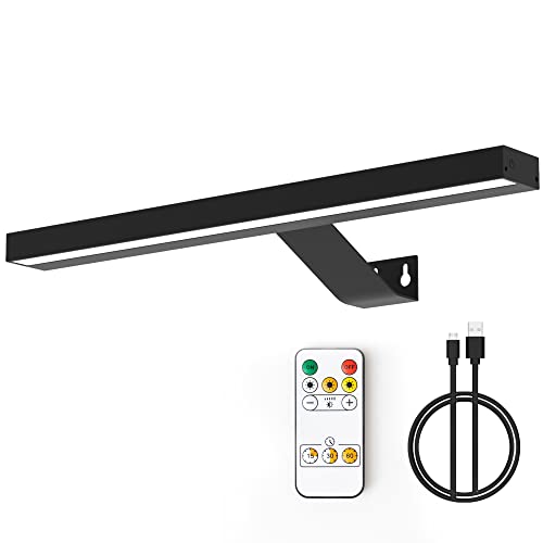 MIOBLUE Kabellose Bilderleuchte mit Fernbedienung, Bilderlampe mit Fernbedienung, 16 Zoll Wiederaufladbare Dart beleuchtung Malleuchte mit 3 Beleuchtungsmodi zum Malen Art, Vollmetall MIOBLUE Kabellose Bilderleuchte mit Fernbedienung, Bilderlampe mit Fernbedienung, 16 Zoll Wiederaufladbare Dart beleuchtung Malleuchte mit 3 Beleuchtungsmodi zum Malen Art, Vollmetall