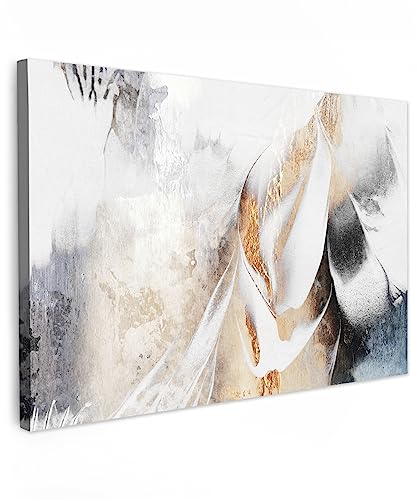 MuchoWow Leinwandbild 120 x 80 cm, abstrakt Luxus, Wanddeko auf Holzrahmen