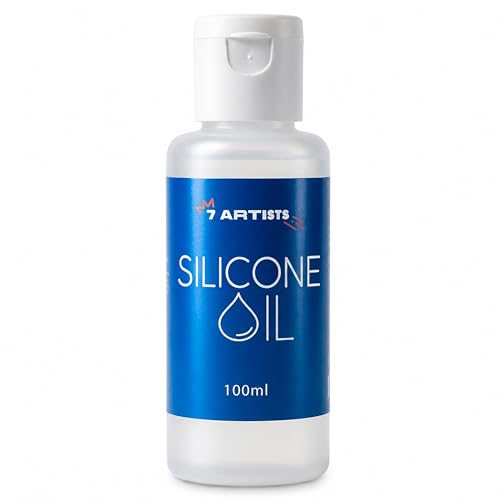 7 Artists Silikonöl für Acrylfarben & Pouring Medium - 100 ml - Silikonöl Pouring für perfekte Zellenbildung - Silikon Öl Acryl Pouring Zubehör