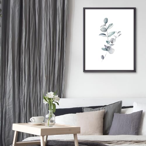 HaakDesign Schattenfugenrahmen Levi in Schwarz (matt) 80 X 100 cm für Keilrahmenbilder und Leinwände