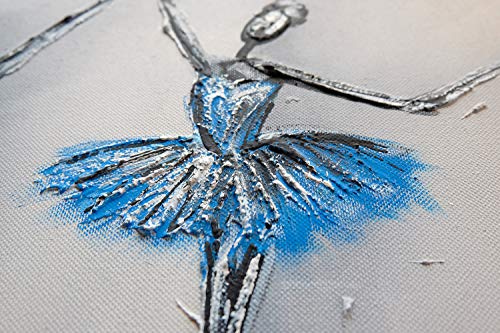 Monica Mirafiori I 100% HANDGEMALT I Gemälde Dancing 140x70cm | Gemälde Handgemalt | Acrylgemälde | Sehr Großes Acrylbild I Moderne Kunst I Kunstbilder