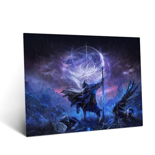 Metallposter Elden Ring Nightreign von Displate als moderne Wanddekoration für Schlafzimmer und Spielzimmer
